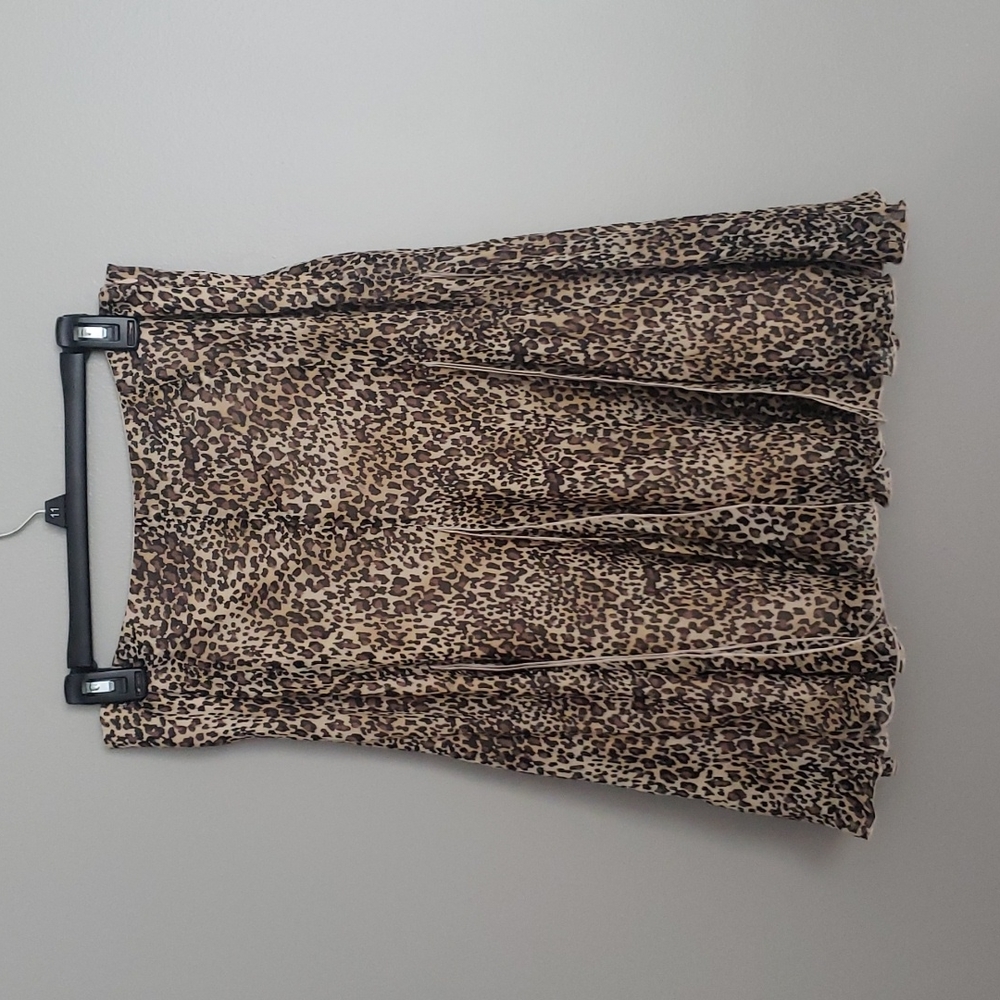 DANA BUCHMAN Leopard Skirt